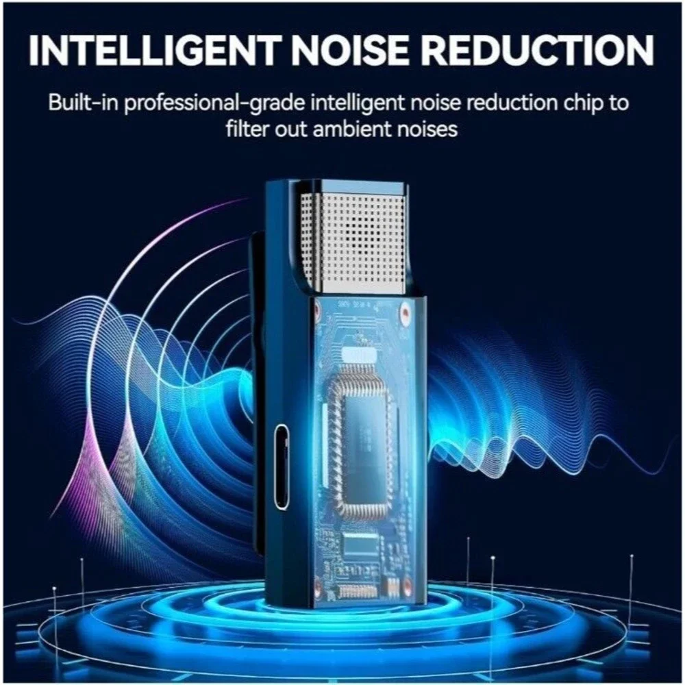 Lavalier Microphone Wireless Video Recording Noise Reduction For Android/iPhone